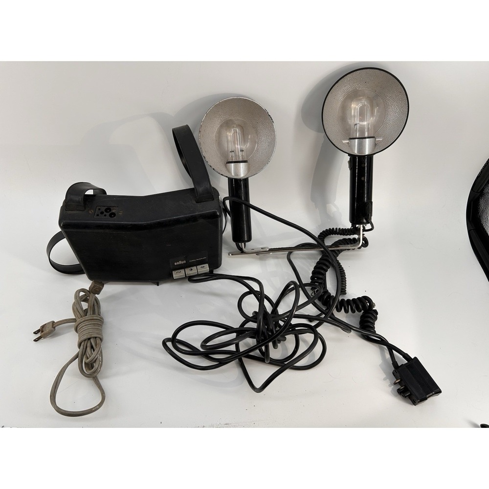 Braun Hobby Automatic Professional Camera Flash 1950s For Parts Or Repair